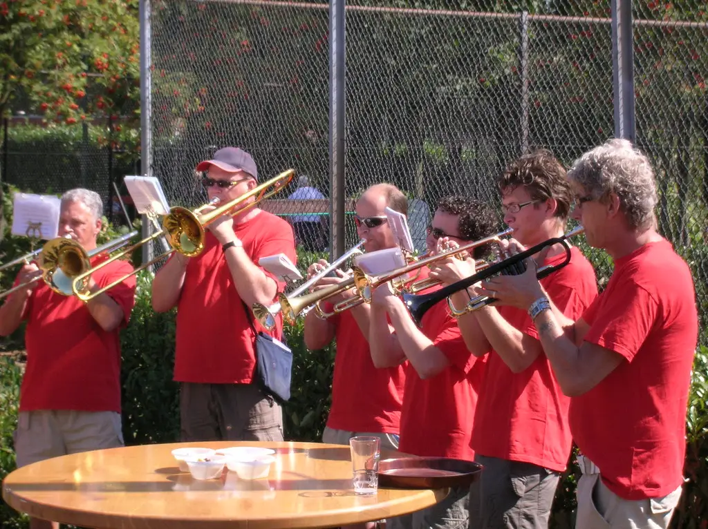 Dweilorkest tennistoernooi Gooi en vechtstreek